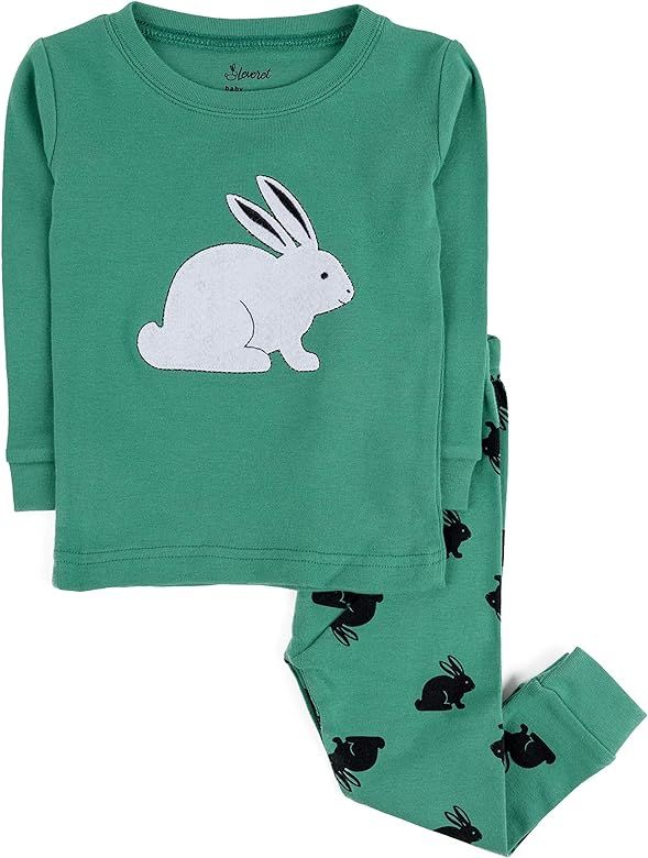 Leveret Kids & Toddler Pajamas Boys Girls Unisex 2 Piece Pjs Set 100% Cotton Sleepwear (12 Months-14 | Amazon (US)