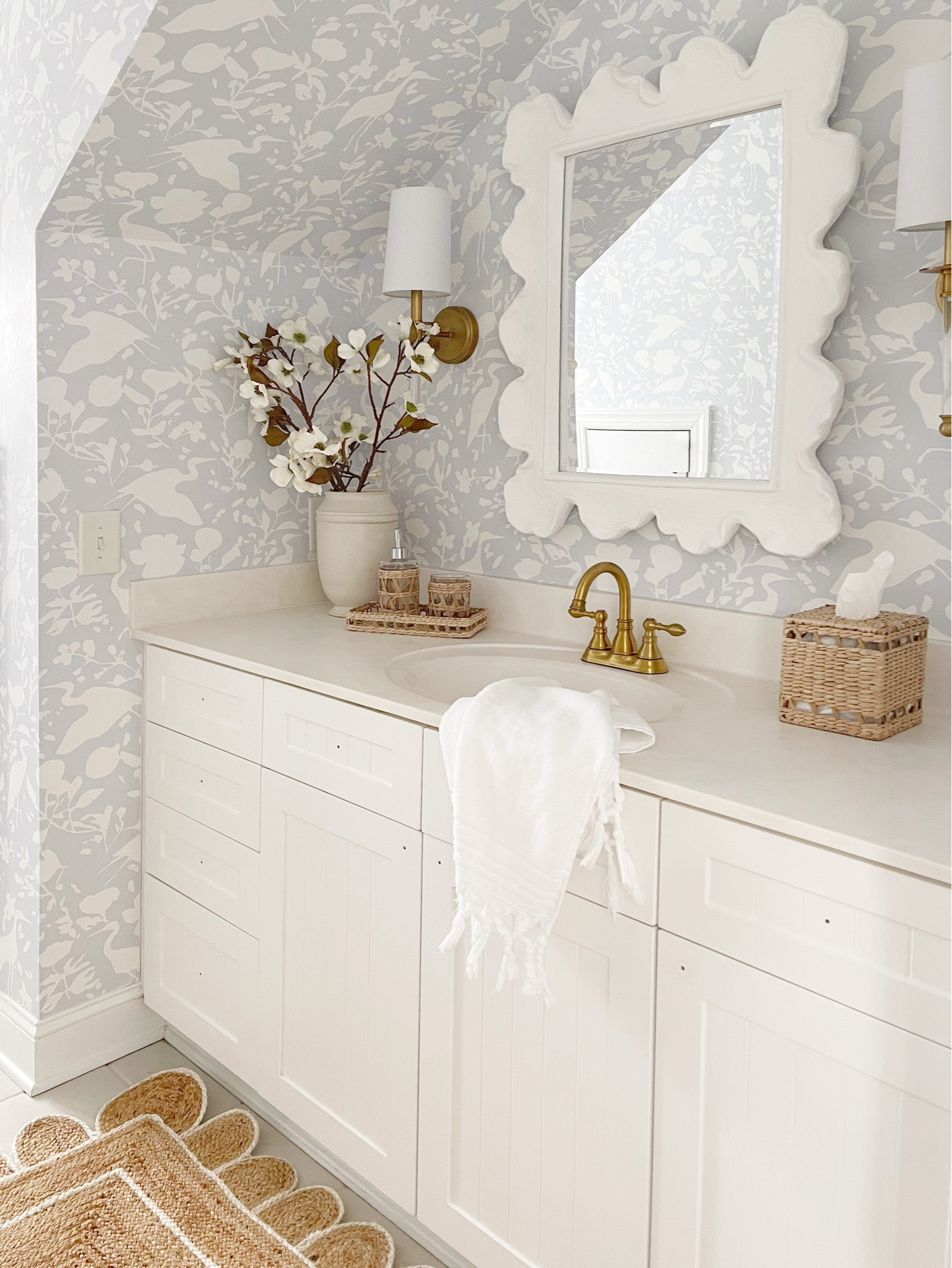 Amazon bathroom -

Blue wallpaper is Jordan Connelly 

#LTKsalealert #LTKhome