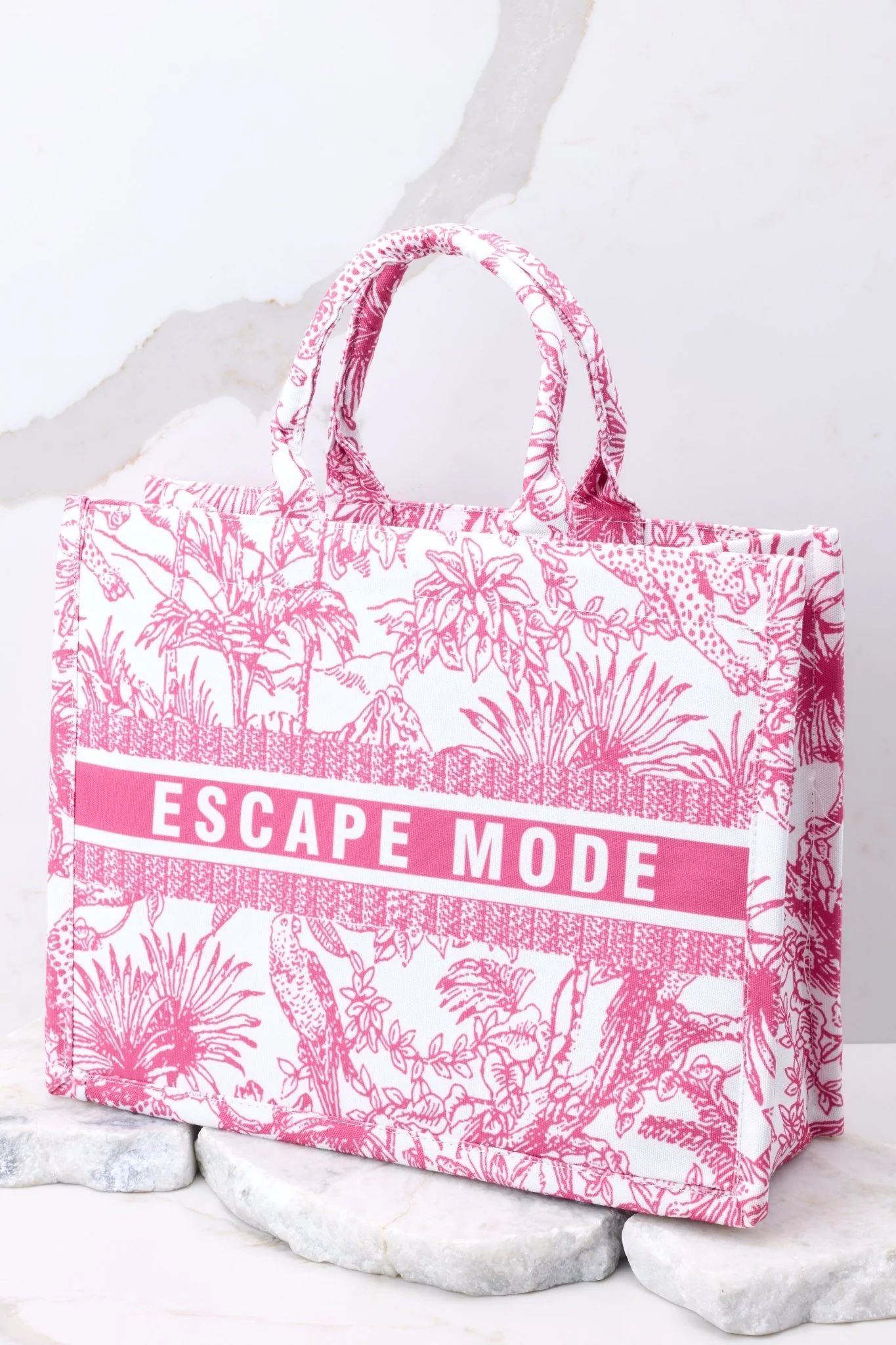 Escape Mode Pink Print Bag | Red Dress 