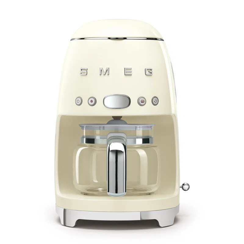 DCF02CRUS SMEG 50's Retro Style 10-Cup Drip Coffee Machine with Filter | Wayfair North America