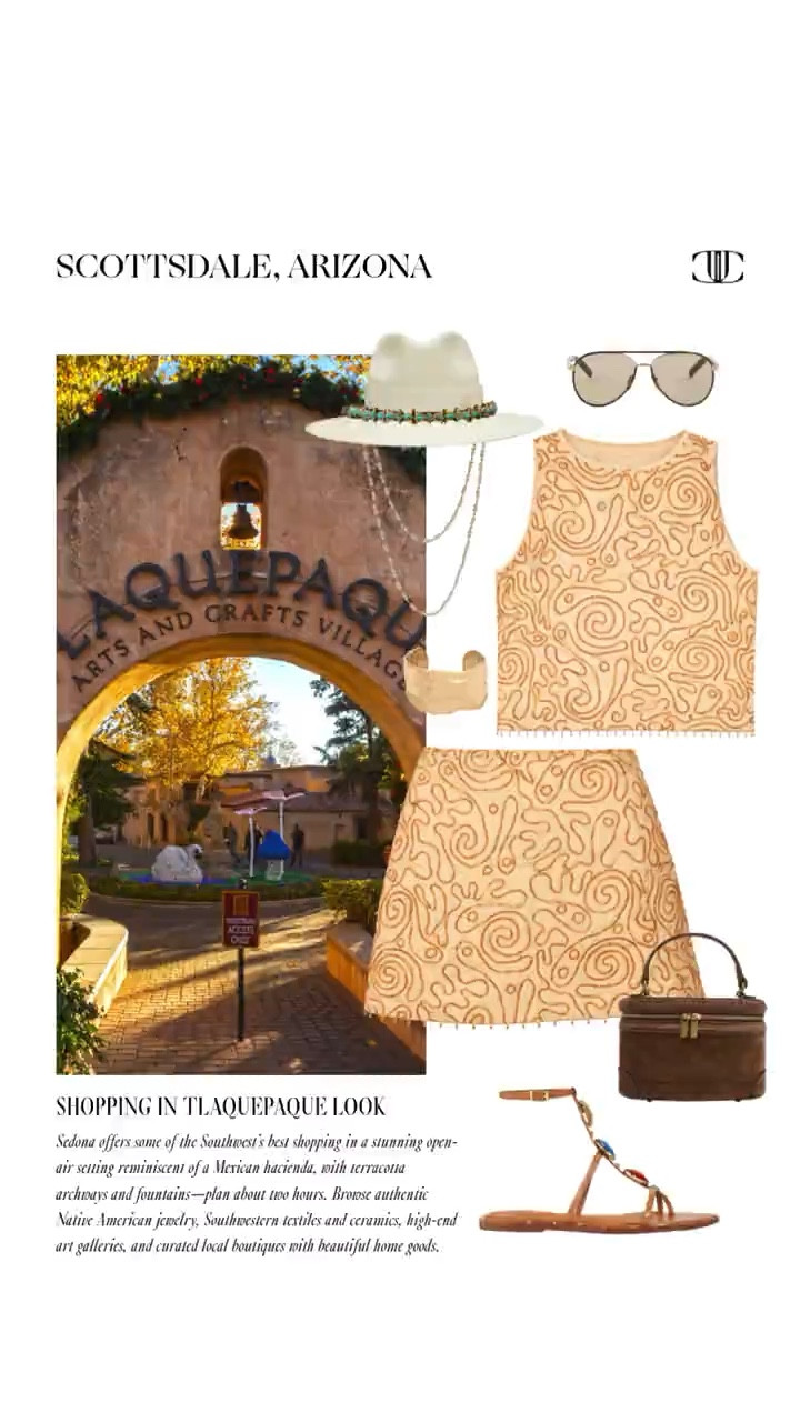 Scottsdale → Sedona 🌵✨

The ultimate desert escape—equal parts polished and restorative. Think poolside afternoons, spa days, incredible dining, and then a shift into Sedona’s red rocks, slower mornings, and unforgettable views.

Sharing the looks I’d pack for it all—from elevated resort wear to easy, comfortable pieces for exploring and relaxing. Save this for travel inspo and tap to shop. 🤍#Scottsdale #Sedona #DesertStyle #VacationStyle #ResortWear #TravelOutfits #LTKFinds
 

 

#LTKTravel #LTKootd #LTKOver40 #LTKTravel