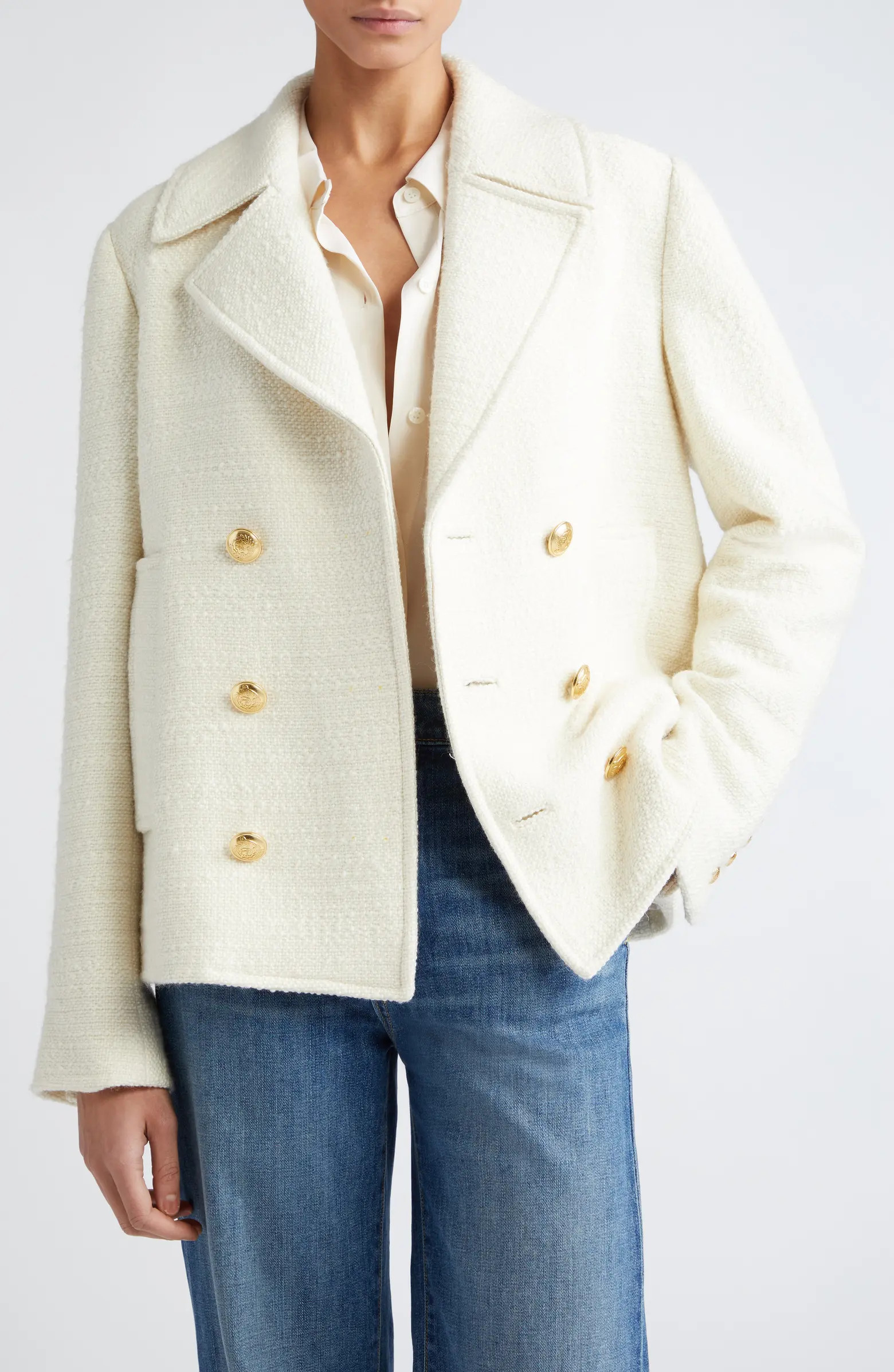 A.L.C. Kensington Double Breasted Tweed Blazer | Nordstrom | Nordstrom