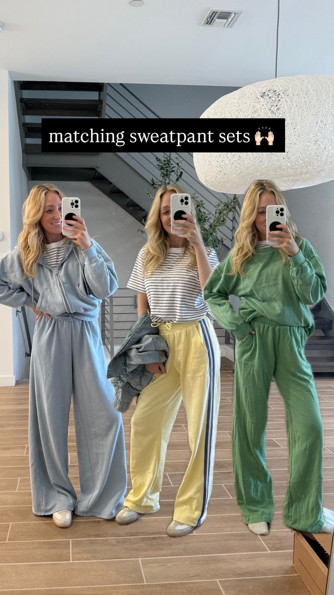 Matching jogger and wide leg sweatpants sets I love!!!! Wearing tall xs in bottoms and XS tops! So so good and tons of color and style options all linked here!! 

#LTKgrwm #LTKSaleAlert #LTKdayinmylife