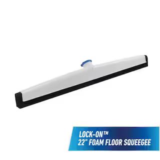Unger Lock-On 22 in. Foam Floor Squeegee 975350 - The Home Depot | The Home Depot