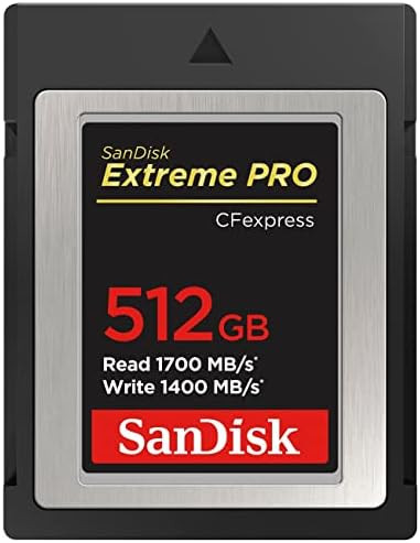 SanDisk 512GB Extreme PRO CFexpress Card Type B - SDCFE-512G-GN4NN | Amazon (US)
