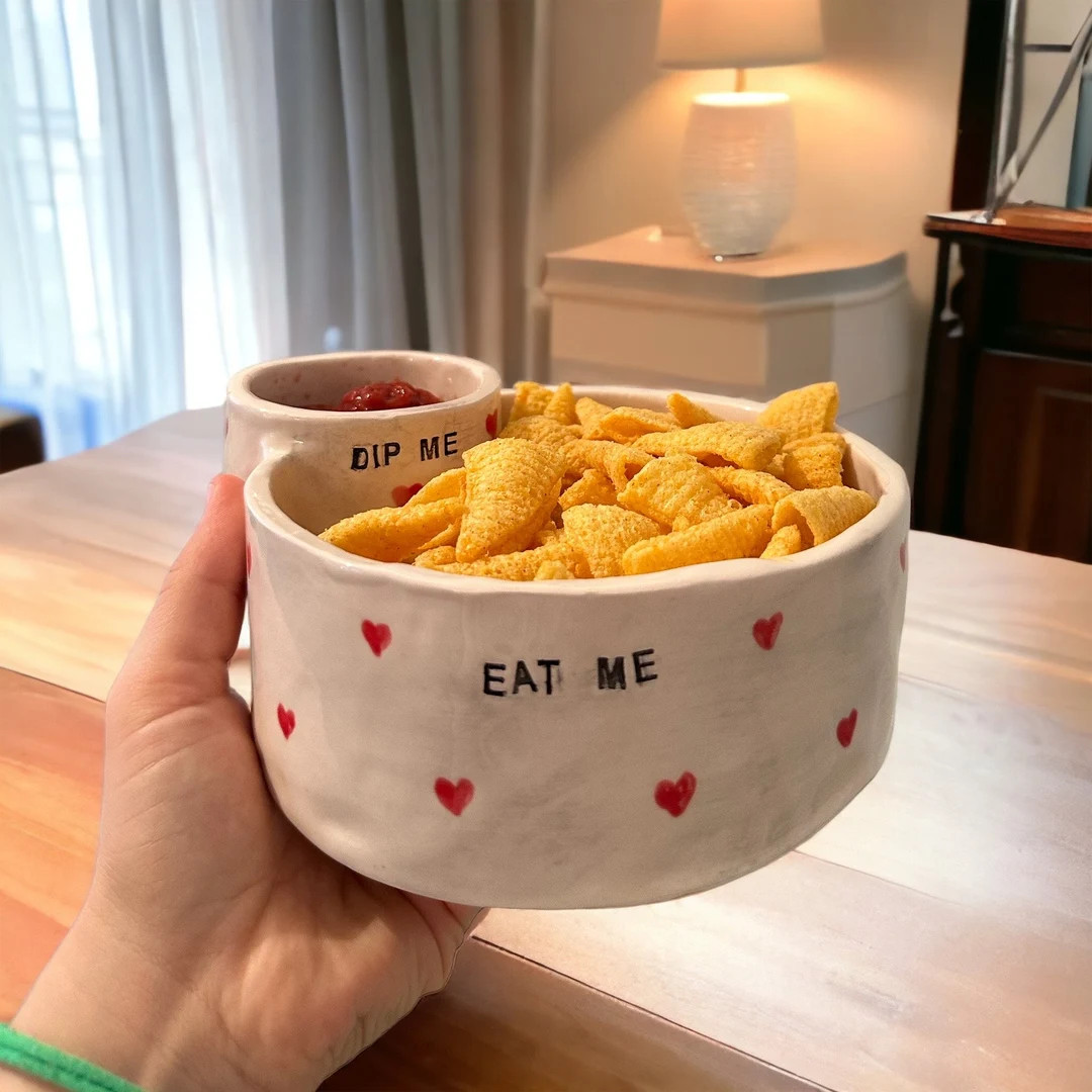 Dip me Eat me Chip and Dip Bowl | Etsy (US)