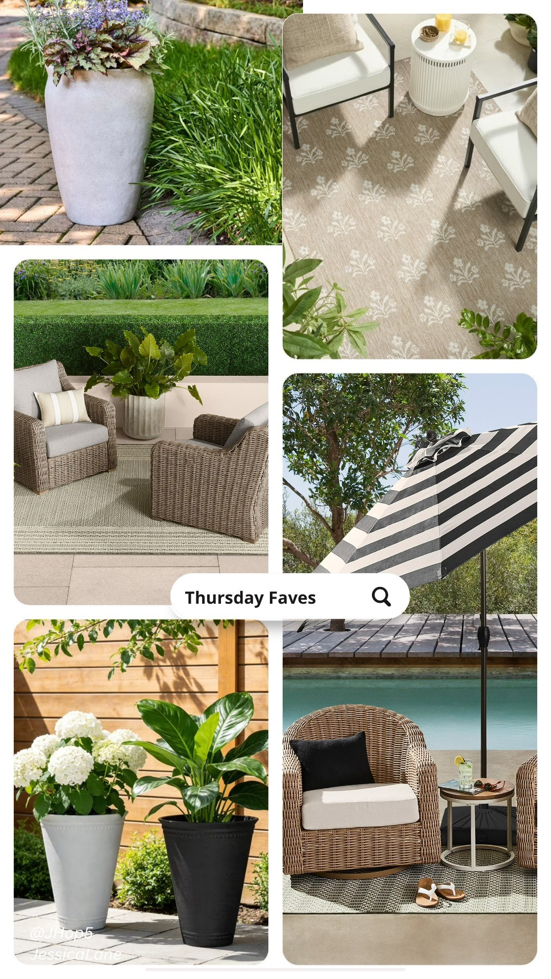 A roundup of Thursday outdoor patio finds from Walmart featuring chic and cozy essentials. These stylish planters, comfortable seating, and classic striped umbrella details are perfect for elevating any backyard space.#walmartfinds #patiodecor #outdoorliving #backyardstyle

#LTKSeasonal #LTKHome #LTKSaleAlert