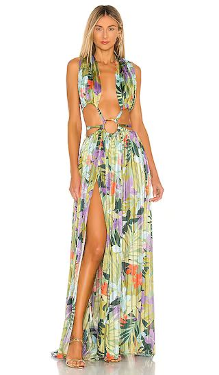 Tropics Maxi Dress in Multicolor | Revolve Clothing (Global)