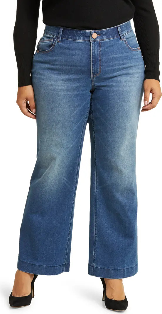 'Ab'Solution High Waist Wide Leg Jeans | Nordstrom