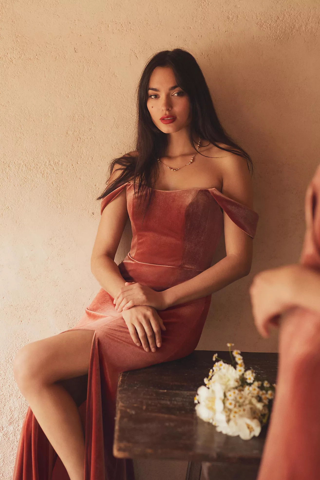 Jenny Yoo Issa Velvet Dress | Anthropologie (US)