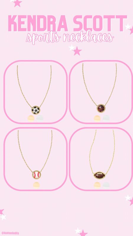 Kendra Scott Sports Necklaces! Available in silver and gold! ⚽️🏀🏈⚾️

#LTKfitness #LTKkids #LTKstyletip