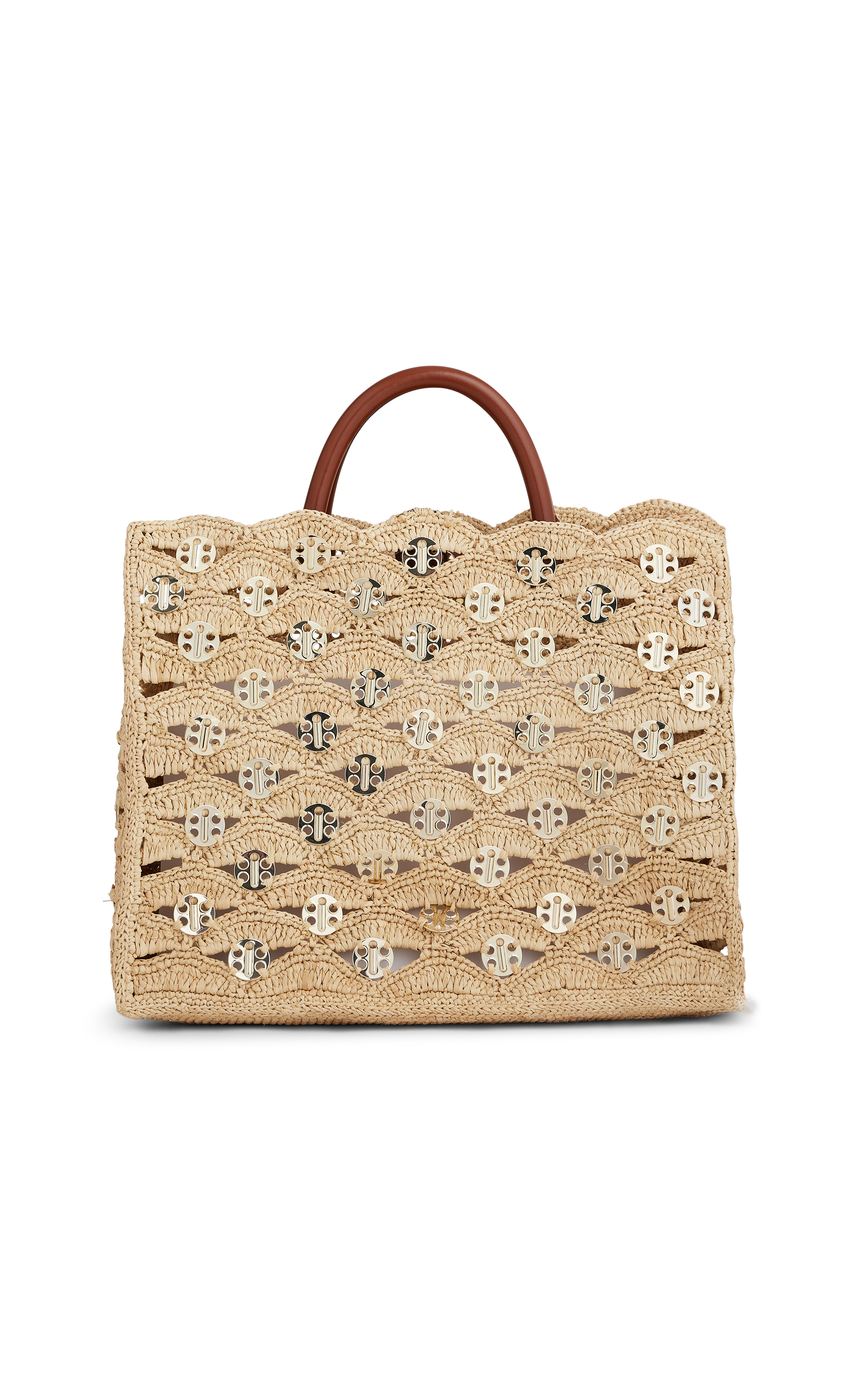 Embellished Raffia Tote Bag | Moda Operandi (Global)