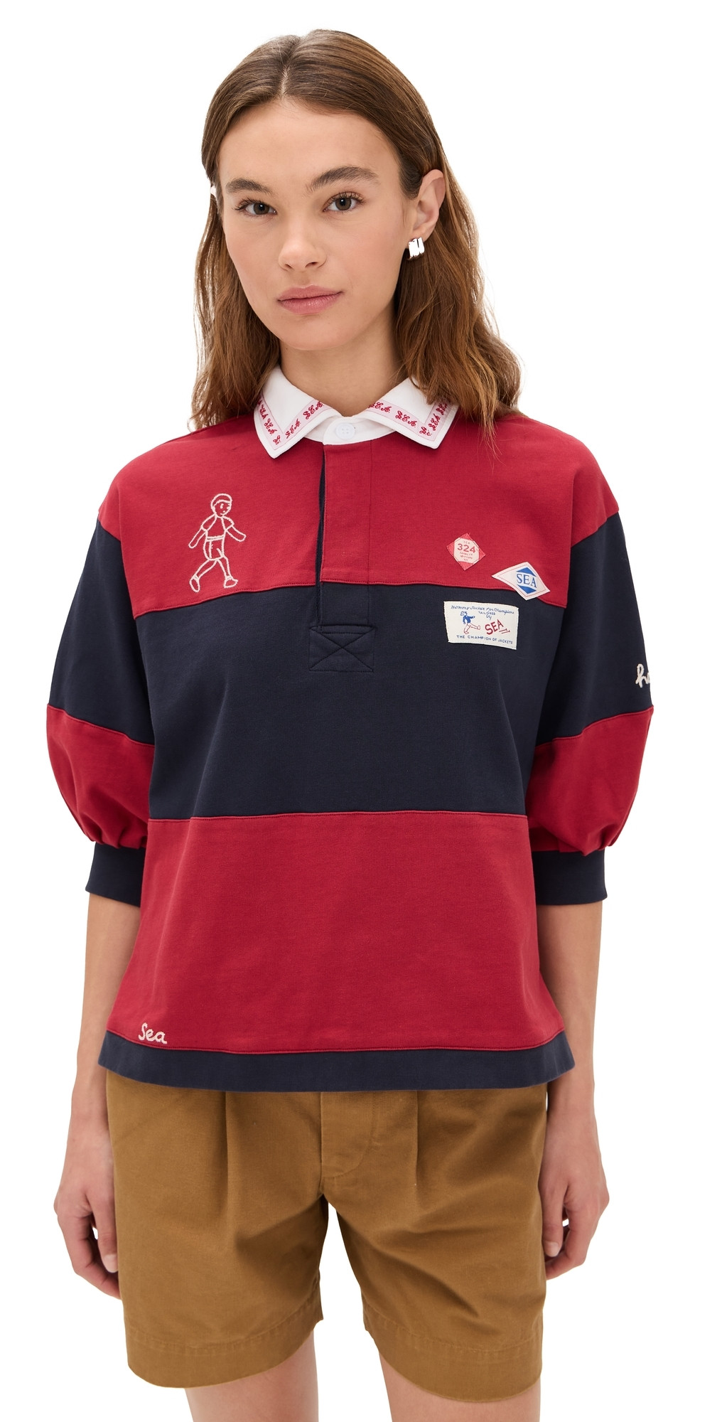 Sea Carolyn Workwear Rugby Shirt Multi XS | Shopbop
