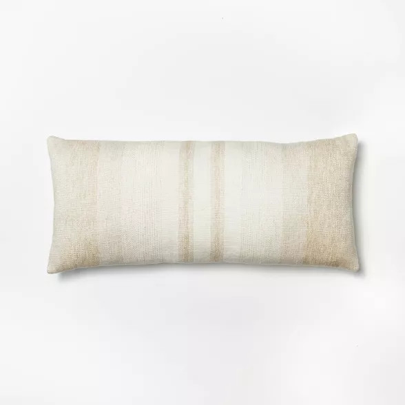 Target/Home/Home Decor/Throw Pillows‎Oversized Woven Lumbar Throw Pillow Cream/Neutral - Thresh... | Target