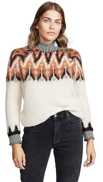 Fair Isle Turtleneck Sweater | Shopbop