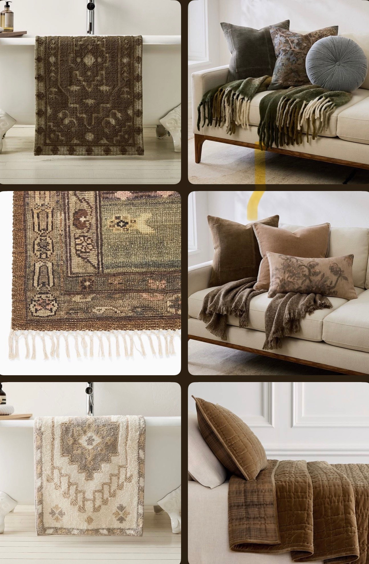 I love this rich palette and will be using it for after holiday winter months. I ordered this rug for my kitchen. It’s reversible so you get two designs.

#LTKFindsUnder100 #LTKSeasonal #LTKHome