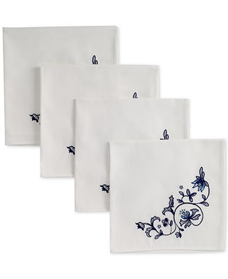 Portmeirion Blue Portofino 4-Pc. Napkin Set - Macy's | Macy's Canada