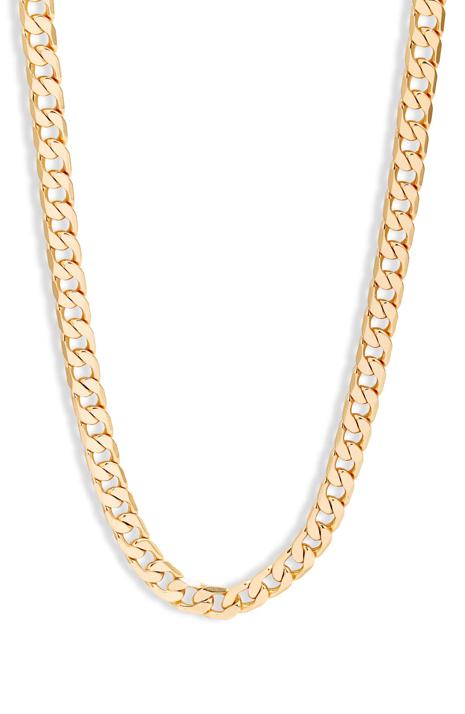 Flat Curb Chain Necklace | Nordstrom