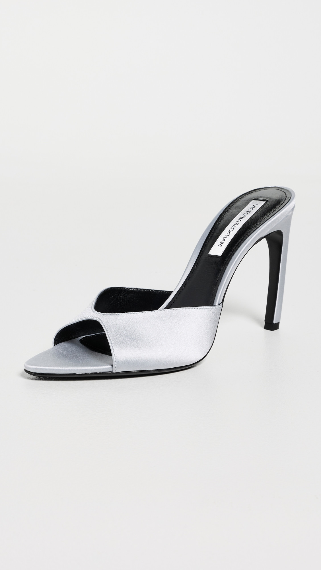 Victoria Beckham Harlow Open Toe Mules Magnesium 36 | Shopbop