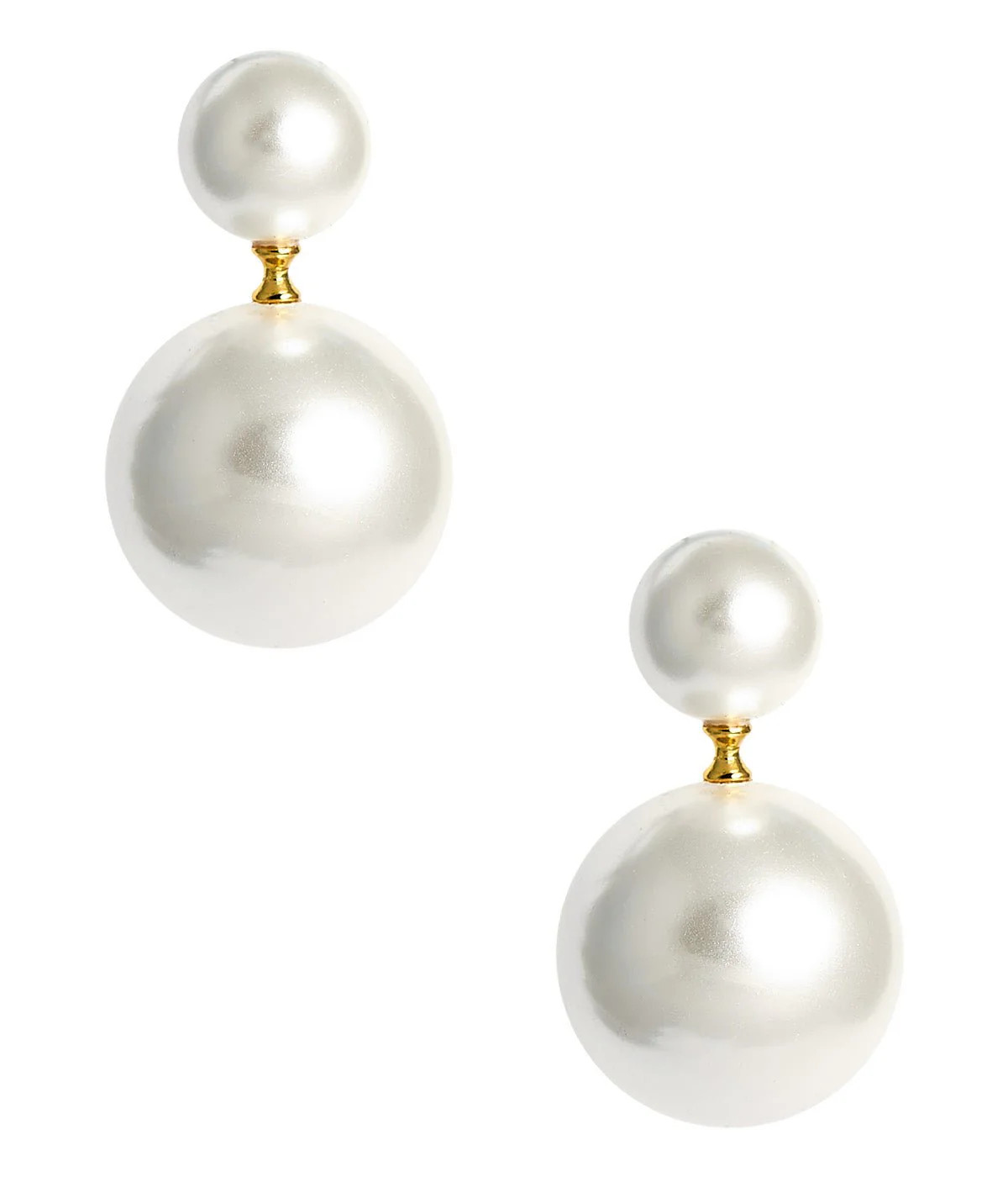 June - Double Pearl Stud Earring | Lisi Lerch Inc