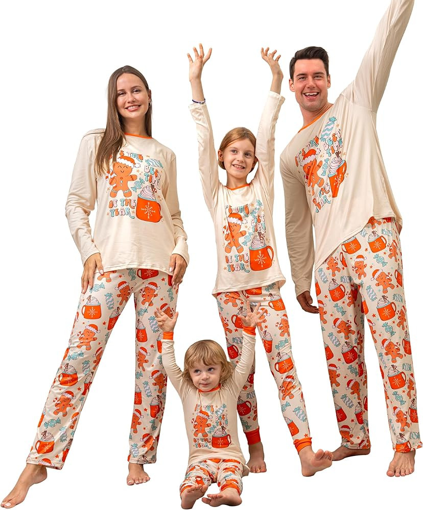 SUNNYBUY Christmas Pajamas Matching Sets, Holiday Family PJS Xmas Jammies for Couples | Amazon (US)