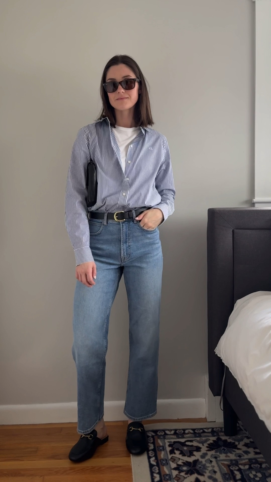 Style this striped button down with me 🤍 

Elevated casual | ootd | what I wore | outfit of the day 

#LTKootd #LTKgrwm