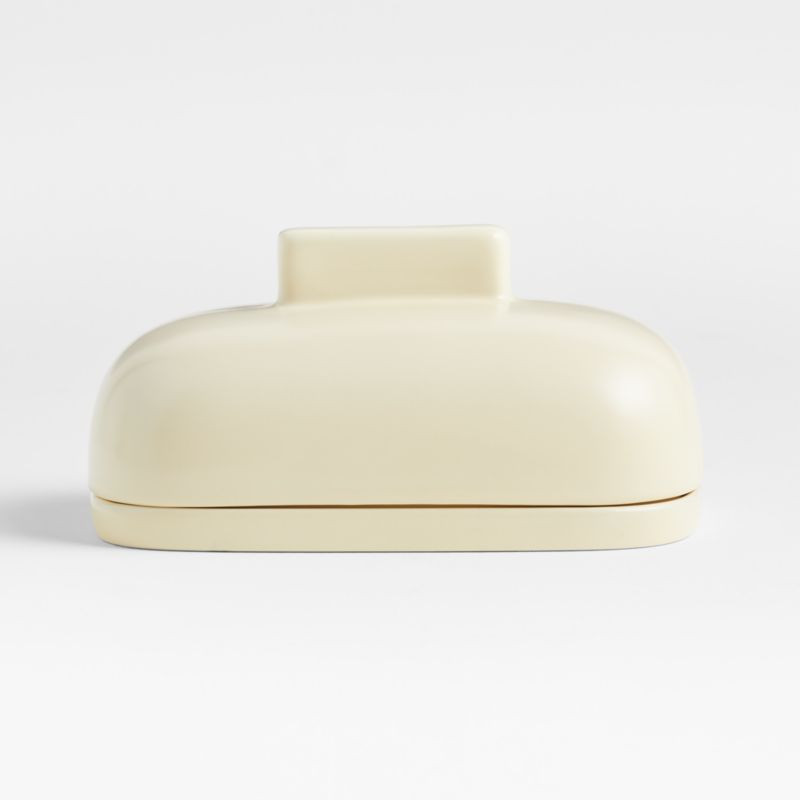 Stoneware Butter Dish by Molly Baz | Crate & Barrel | Crate & Barrel