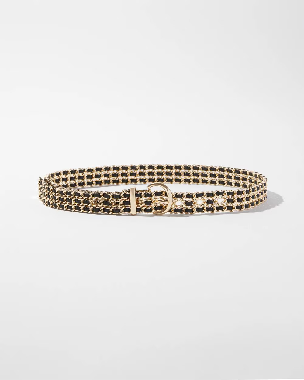 Woven Chain Waist Belt | White House Black Market