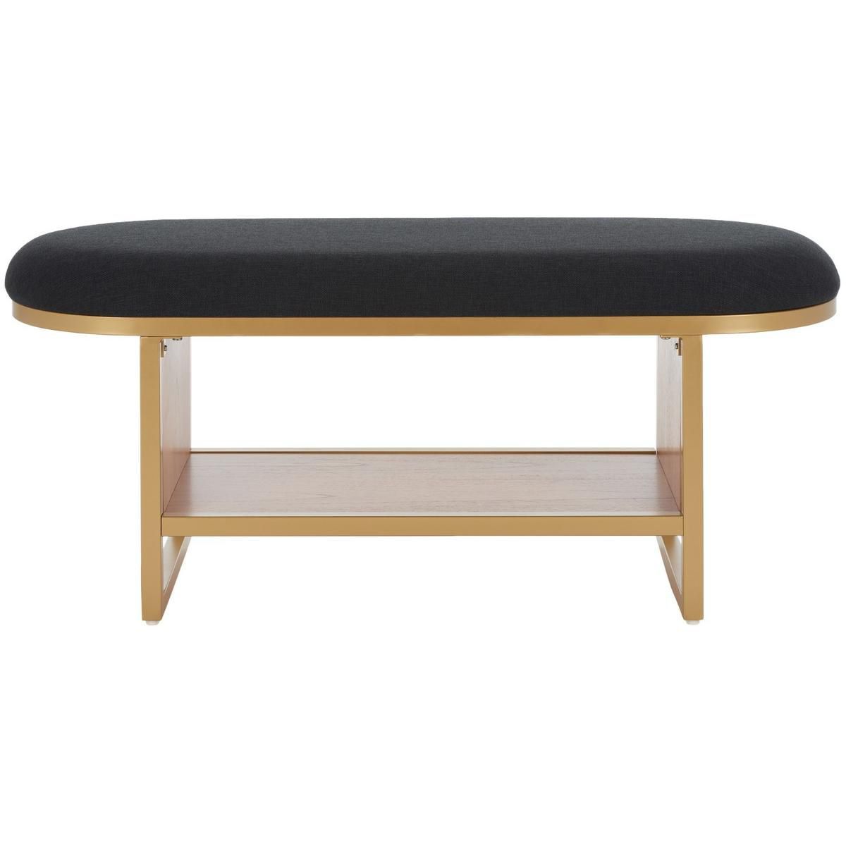 Iona Open Shelf Bench W/Cushion  - Safavieh | Target