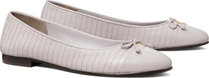 Quilted Cap Toe Ballet Flat (Women) | Nordstrom