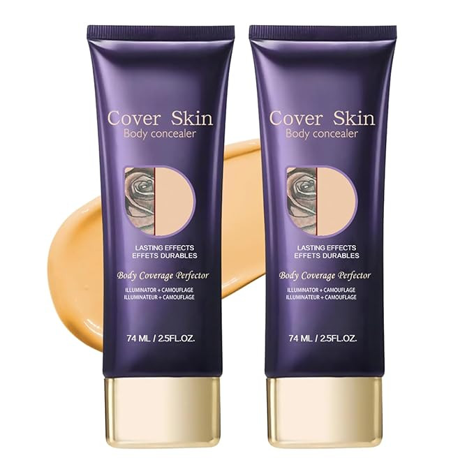 All over Complexion Perfector, 2 Pack Body Makeup Waterproof No Transfer, Body Coverage Perfector... | Amazon (US)