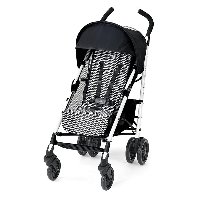 Chicco Liteway Stroller, Compact Fold Baby Stroller with Canopy, Lightweight Aluminum Frame Umbre... | Amazon (US)