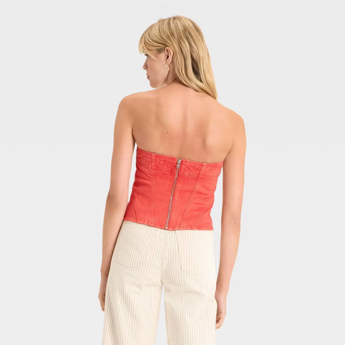 Women's Denim Corset Tube Top - Universal Thread™ | Target