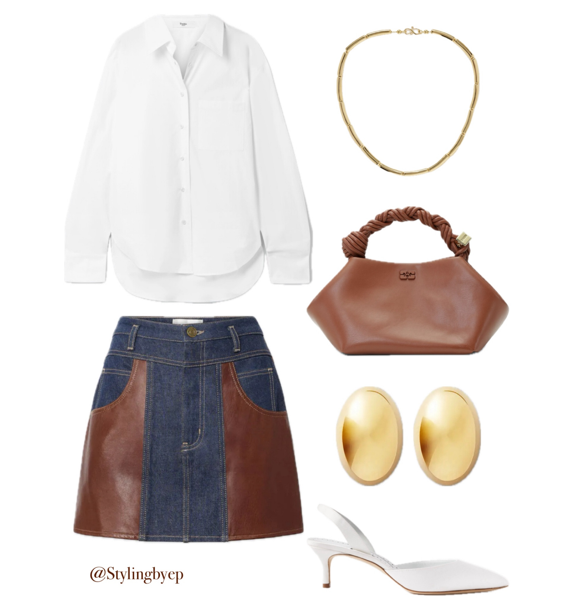 Styling this frame skirt I’m obsessed with🤎