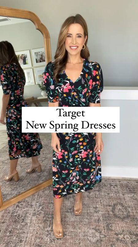 Target spring dresses. Spring outfits. Wedding guest dresses. Easter dresses. Vacation outfits. Brunch outfits. Wedding shower dress. Baby shower dress.

*Wearing XS in each + XXS in coral puff sleeve. Floral set + black midi + magenta tie-front dress runs a little big on me. 

#LTKunder50 #LTKtravel #LTKwedding