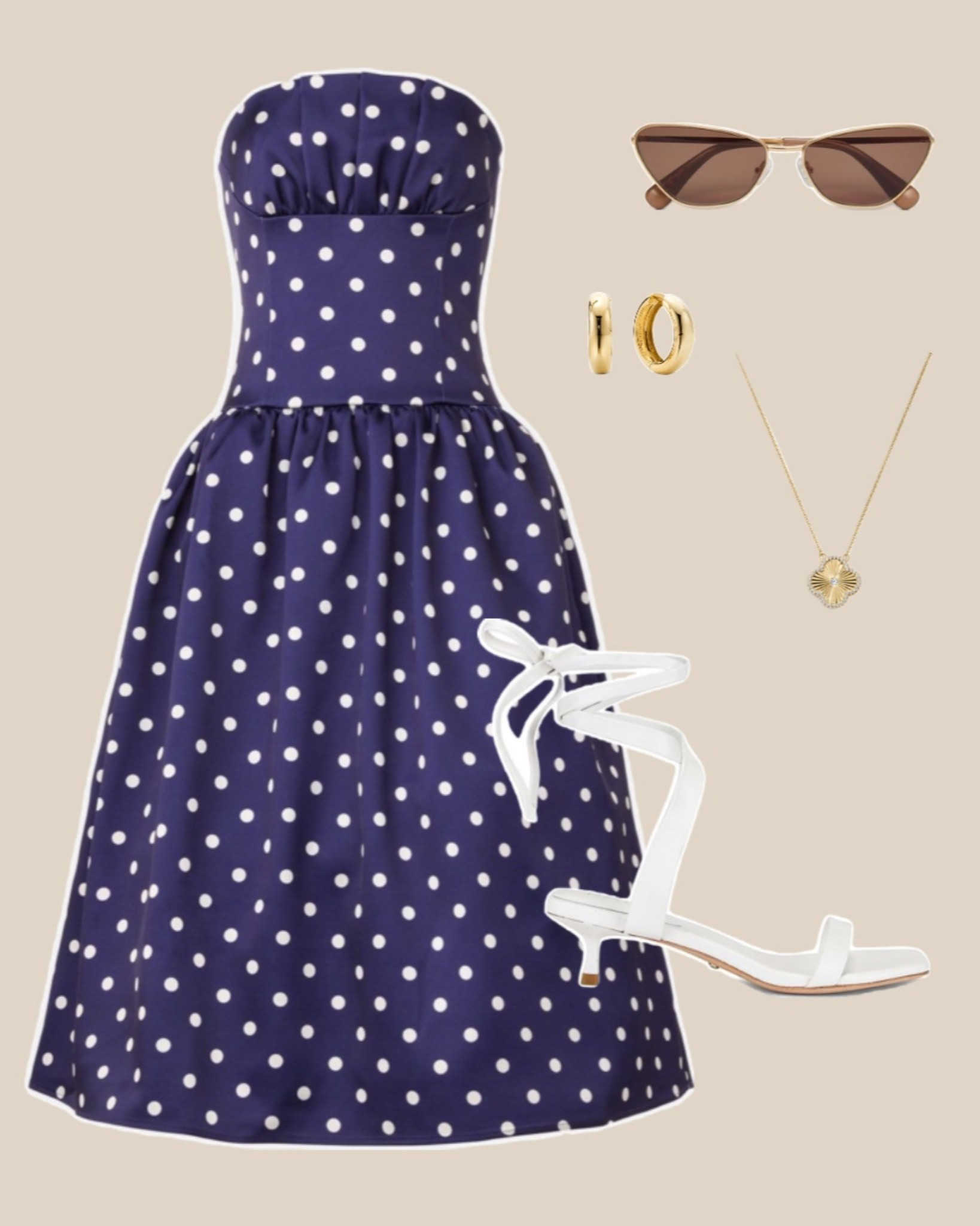 Navy polka dot dress — perfect for a European vacation 

#LTKTravel