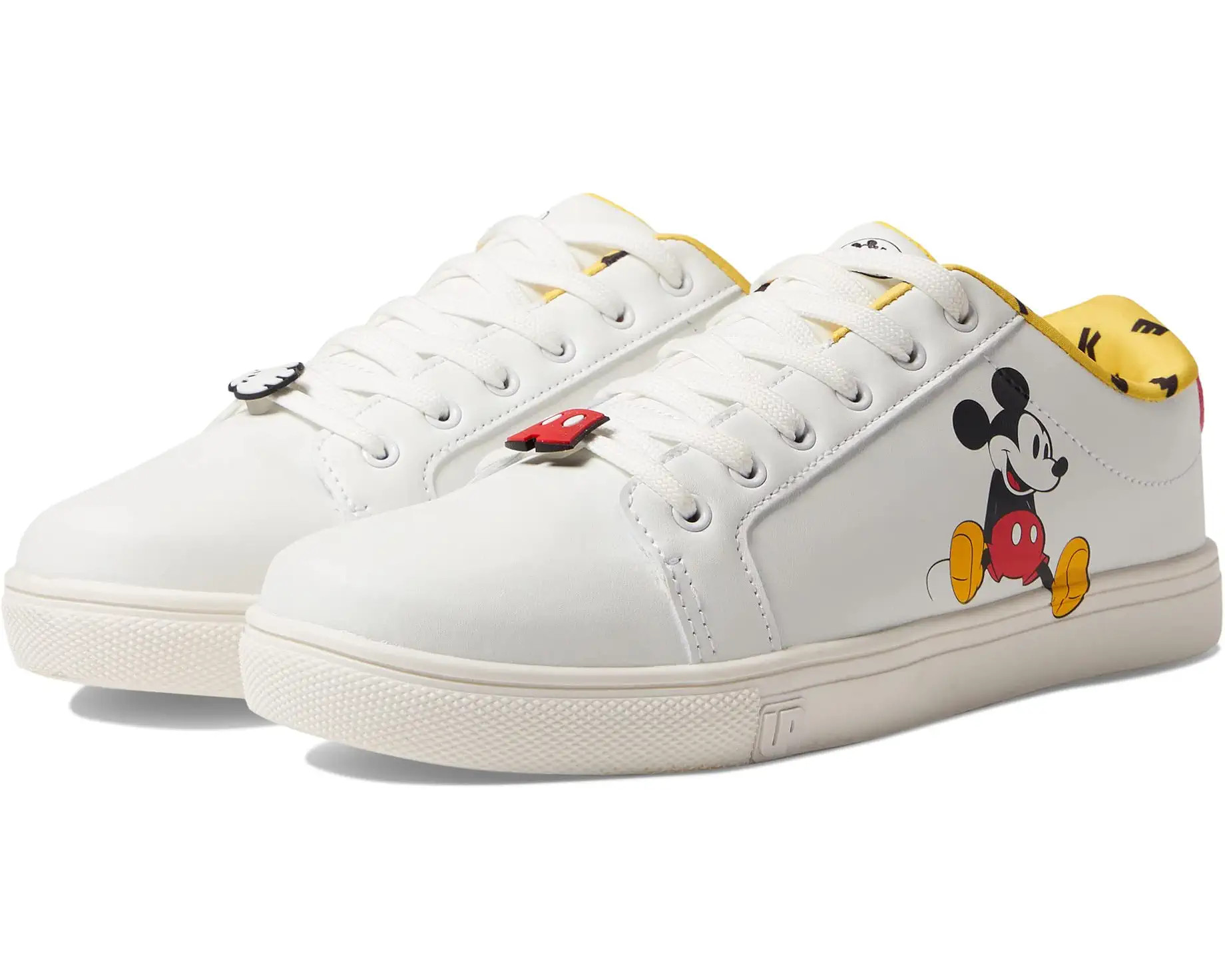 Mickey Mouse Court Sneaker (Adult) | Zappos