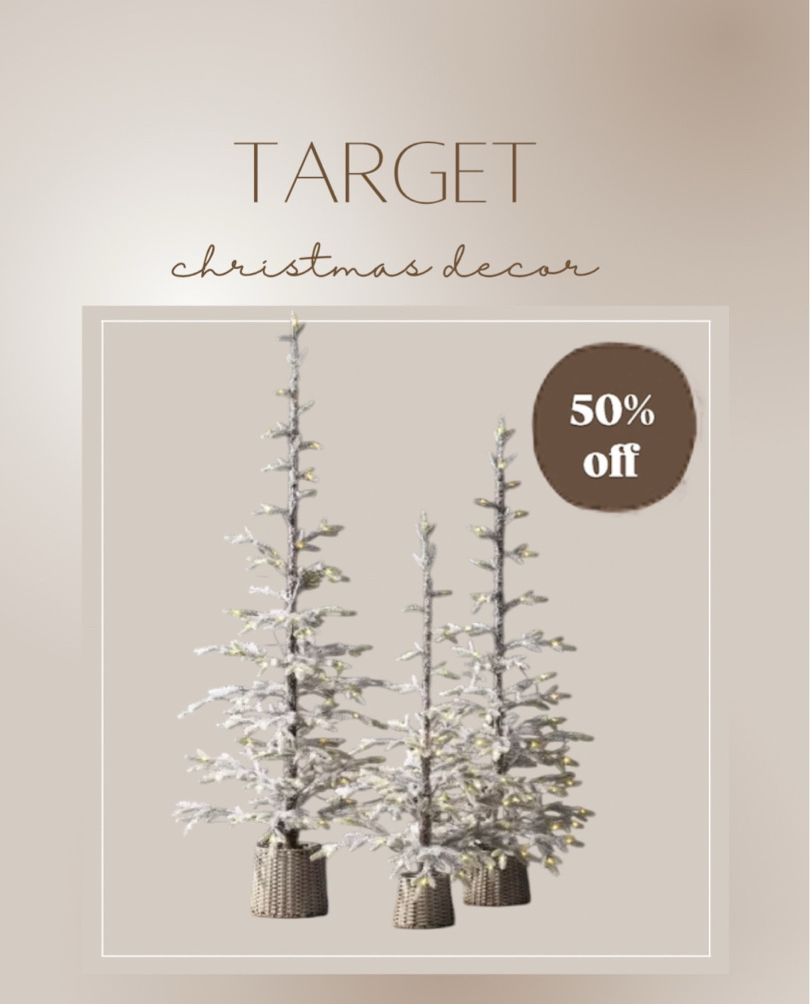 50% off these popular flocked trees 🎄✨

#LTKSaleAlert #LTKHoliday #LTKFindsUnder50