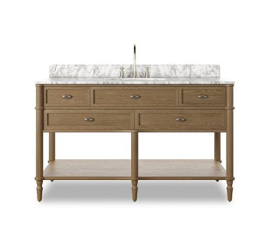 Hugo 55" Single Sink Vanity | Pottery Barn (US)