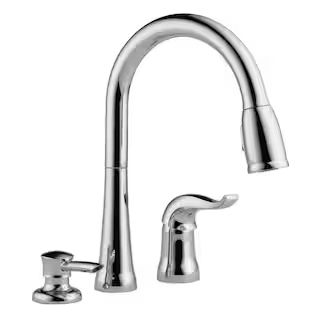 Delta Kate Single-Handle Pull-Down Sprayer Kitchen Faucet with MagnaTite Docking and Soap Dispens... | The Home Depot