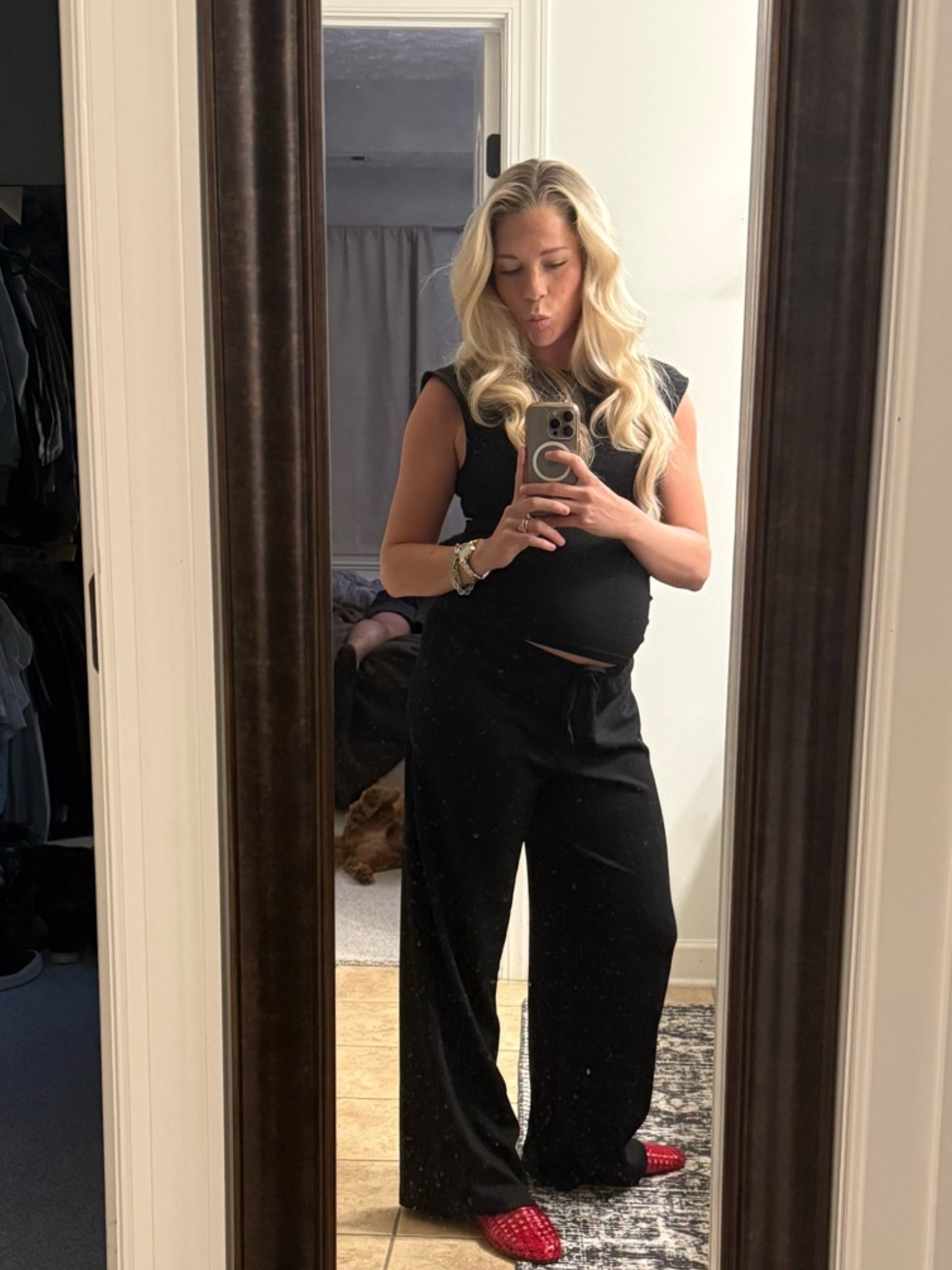 Dressing the bump + feeling cute is really a new level 
They run a bit small so I did get a Medium in both ✨

I love this H&M set! Such a deal too!

#LTKBump #LTKBaby #LTKootd