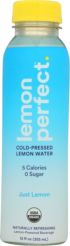 Lemon Perfect, Organic Cold-Pressed Lemon Water 12oz, (12 Pack) | Amazon (US)
