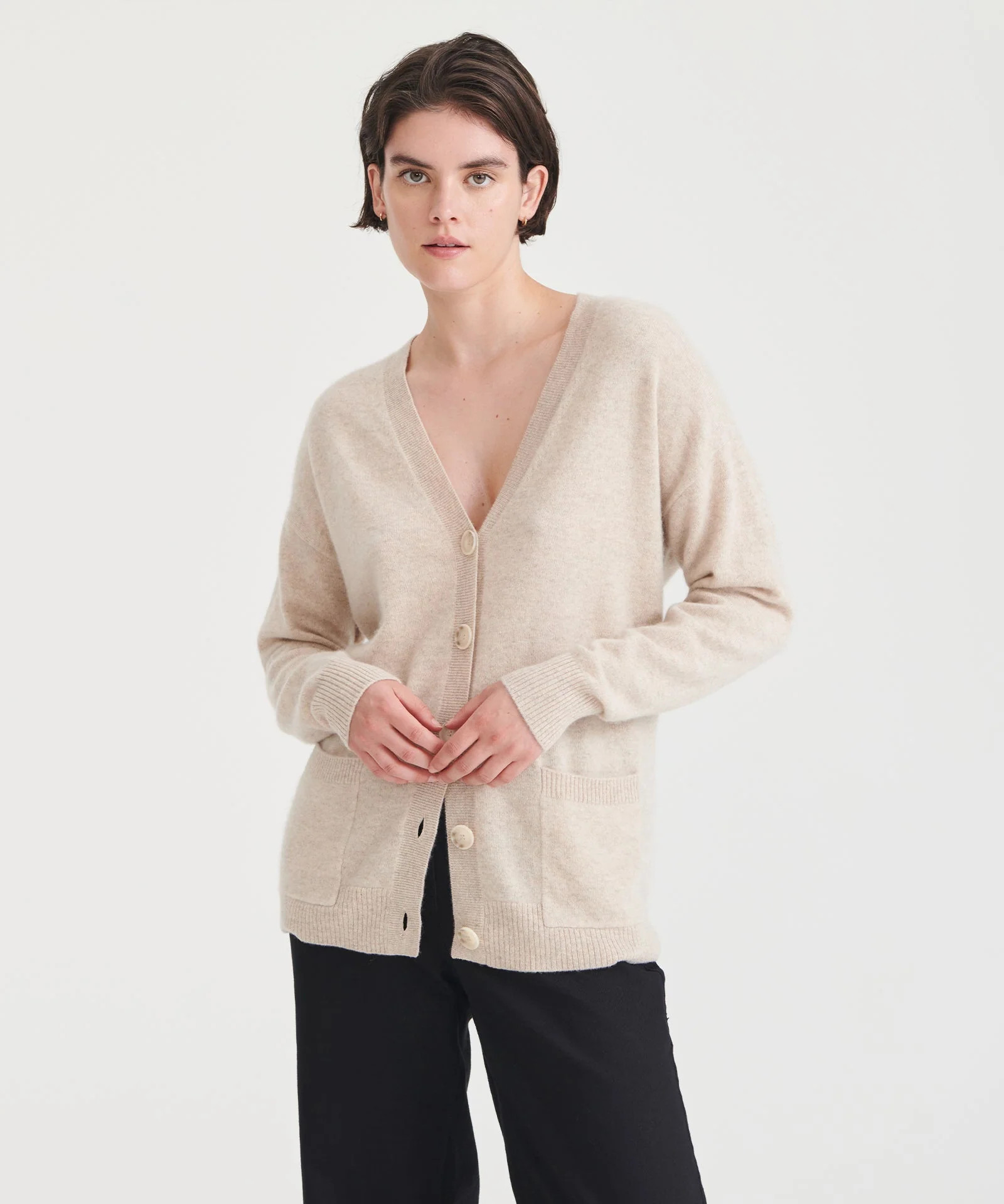 Signature Cashmere Boyfriend Cardigan | NAADAM