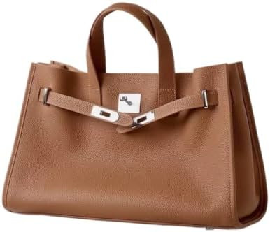 Leather Totes Handbag Shoulder Bag Sling Hobo Commuter Crossbody Bag Large Capacity Locker Versat... | Amazon (US)