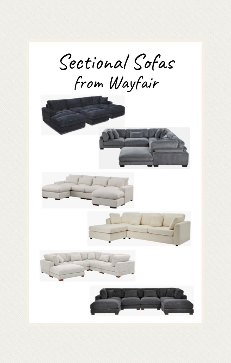 Sectional sofas from Wayfair 

#livingroom 

#LTKHome