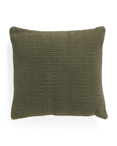 20x20  Textured Pillow | TJ Maxx