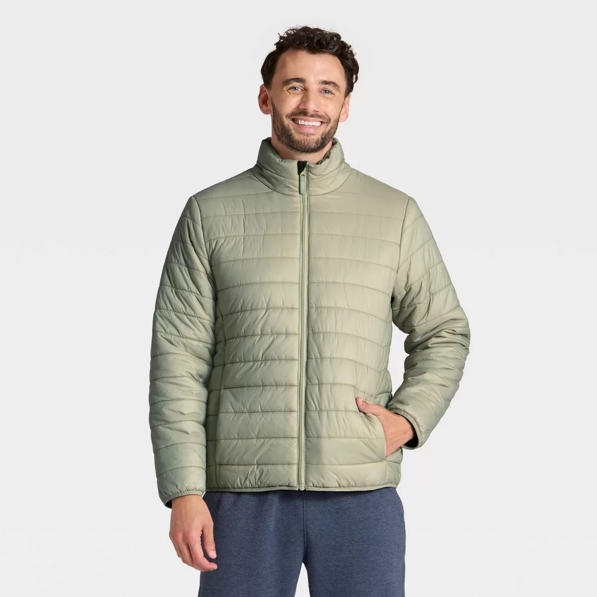Men's Lightweight Puffer Jacket - Goodfellow & Co™ | Target