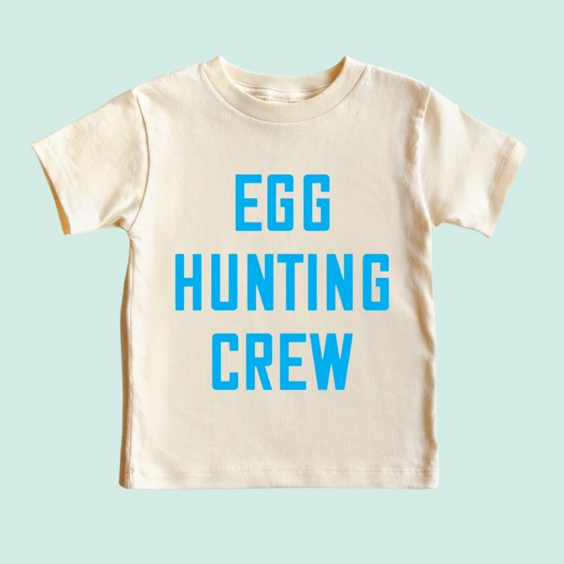 Egg Hunting Crew Toddler Easter Shirt Shirt Youth Easter | Etsy | Etsy (US)
