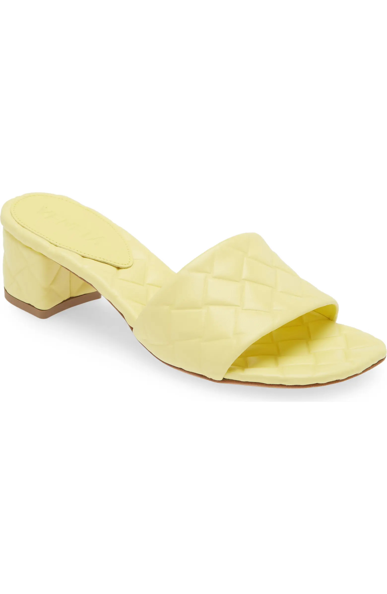 Intrecciato Embossed Slide Sandal (Women) | Nordstrom