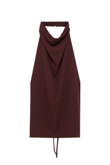 Top à encolure américaine et dos nu | PULL and BEAR FR